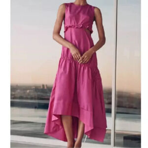 Philip Lim silk taffeta maxi dress